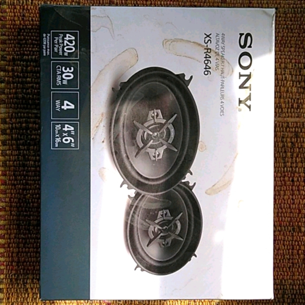 Sony 4 way speaker 4x6